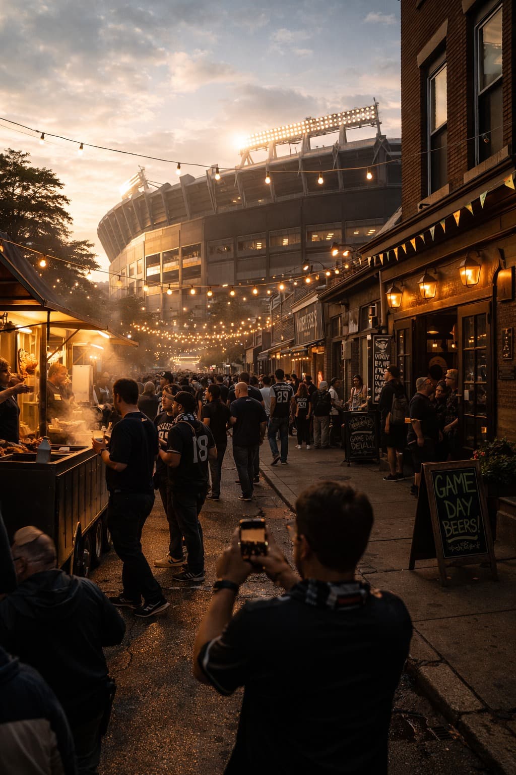 Generic stadium area without local guidance