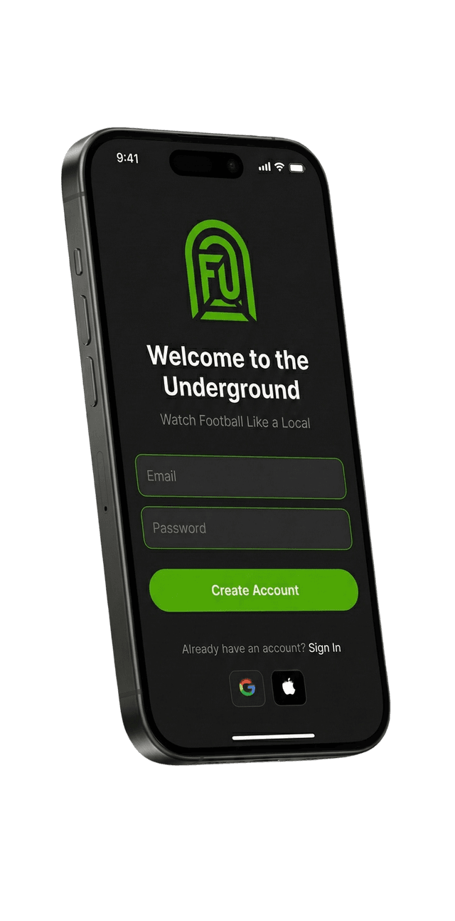 App screen: Download & Sign Up