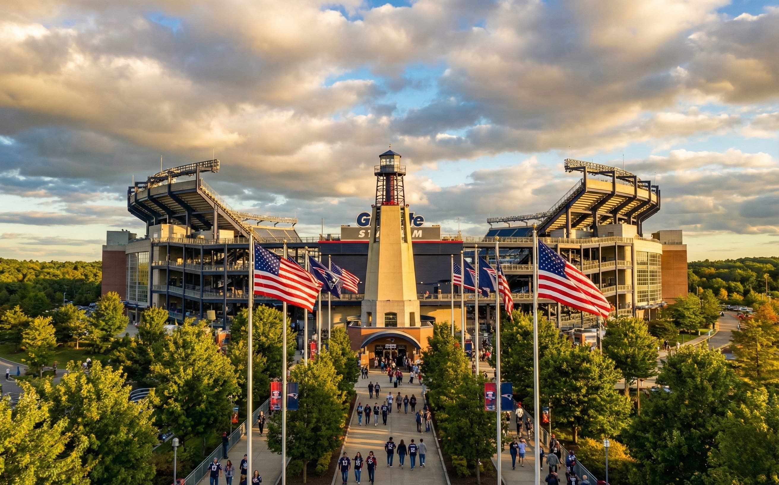 Gillette Stadium in Boston